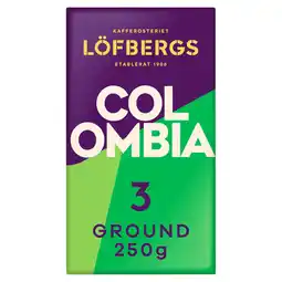 Tesco Lofbergs Colombia Single Origin Ground Coffee 250g offer