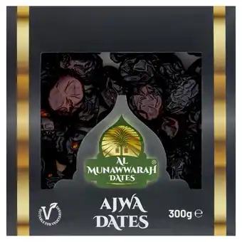 Tesco Al MUNAWWARAH AJWA DATES GIFT BOX 300G offer