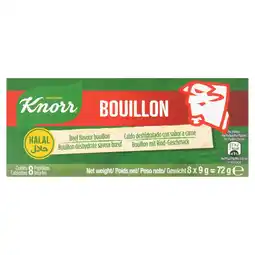 Tesco Knorr Bouillon Cubes Beef Flavour 8x9g offer