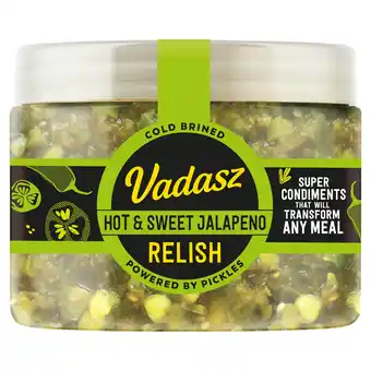 Tesco Vadasz Hot & Sweet Jalapeno Relish 400g offer