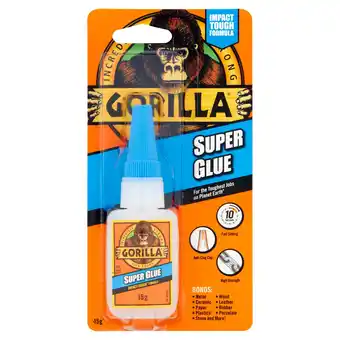 Tesco Gorilla Superglue Non Drip Liquid 15G offer