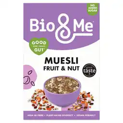 Tesco Bio&Me Fruit & Nut Muesli 450g offer