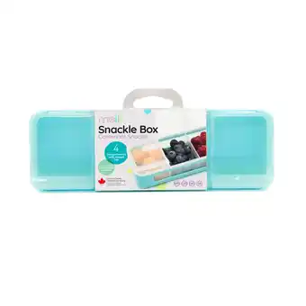 Tesco Melii 4 Compartment Snackle Box Assorted Colours offer