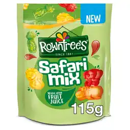 Tesco Rowntree's Safari Mix Sweets Sharing Bag 115g offer