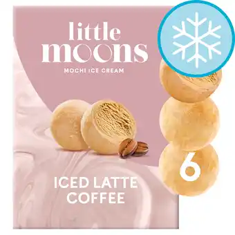 Tesco Little Moons Iced Latte Coffee Mochi Ice Cream 6x32g offer