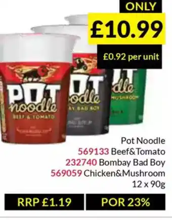 Musgrave MarketPlace Pot Noodle offer