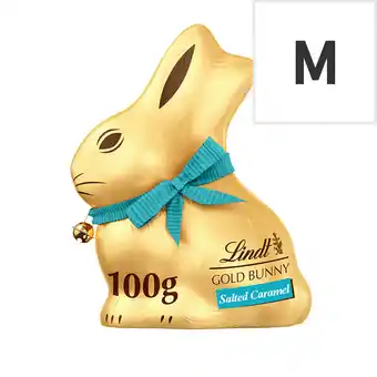 Tesco Lindt Gold Bunny Salted Caramel Milk Chocolate 100G offer