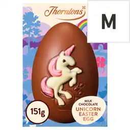 Tesco Thorntons Milk Chocolate Unicorn Egg 151G offer