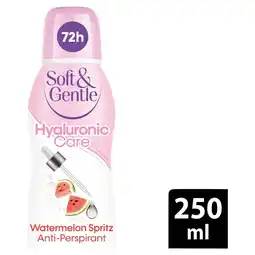 Tesco Soft & Gentle Watermelon Spritz Hyaluronic Care 72H Anti-Perspirant Deodorant Spray 250ml offer