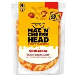 Tesco Mac 'N' Cheese Head Sriracha Macaroni & Cheese 200g offer