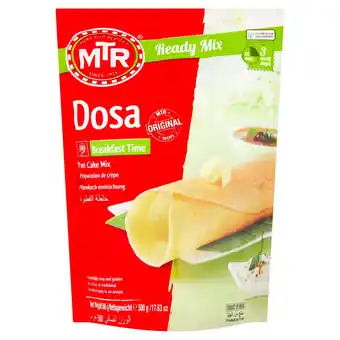 Tesco MTR Dosa Pan Cake Mix 500g offer