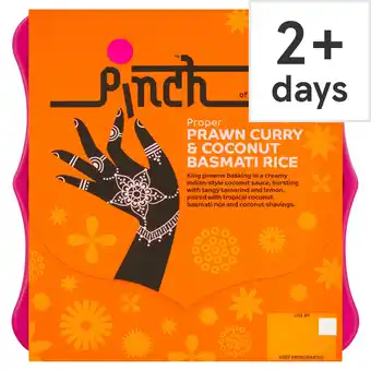 Tesco Pinch Proper Prawn Curry & Coconut Basmati Rice​ 400g offer