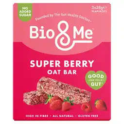 Tesco Bio&Me Super Berry Oat Bar 3x38g offer