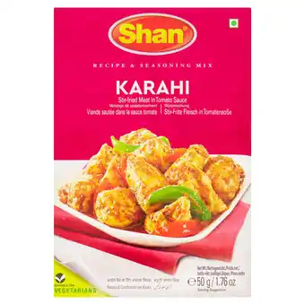 Tesco Shan Karahi Fry Gosht Curry Mix 50G offer