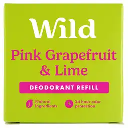 Tesco Wild Pink Grapefruit & Lime Deodorant Refill 40g offer