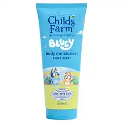 Tesco Childs Farm and Bluey, Moisturiser, Bluey-Berry, 200ml offer