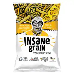 Tesco Insane Grain Cheese Flavour Crisps 80g offer