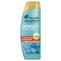 Tesco Head and Shoulders Derma X Pro Scalp Revitaliser Shampoo 300ml offer