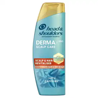 Tesco Head and Shoulders Derma X Pro Scalp Revitaliser Shampoo 300ml offer