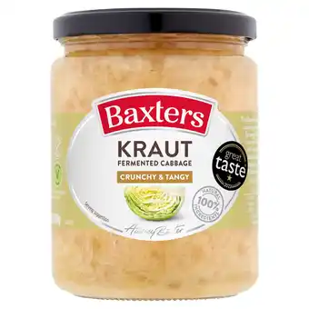 Tesco Baxters Kraut Fermented Cabbage 480g offer