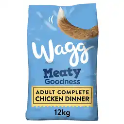 Tesco Wagg Meaty Goodness Chicken Dinner Dog Food 12kg offer