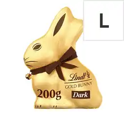 Tesco Lindt Dark Chocolate Easter Bunny 200G offer