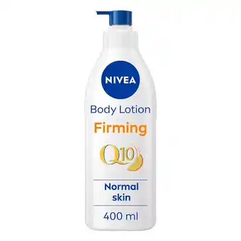 Tesco NIVEA Q10 & Vitamin C Firming Body Lotion Normal Skin 400ml offer