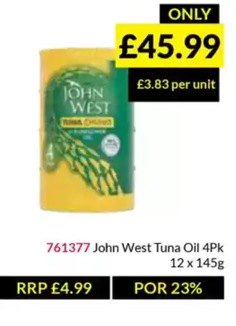 Musgrave MarketPlace John West Tuna Oil offer