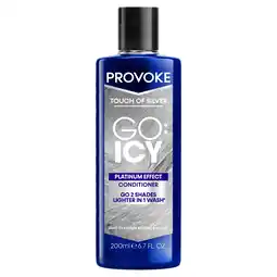 Tesco Provoke Touch Of Silver Go Icy Conditioner 200ml offer