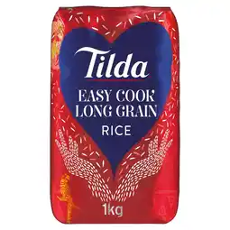 Tesco Tilda Easy Cook Long Grain Rice 1Kg offer