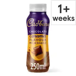 Tesco Cadbury Creamy Chocolate Caramel Milkshake 250Ml offer