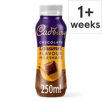 Tesco Cadbury Creamy Chocolate Caramel Milkshake 250Ml offer