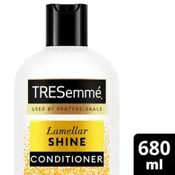 Tesco Tresemme Lamellar Shine Conditioner 680ml offer