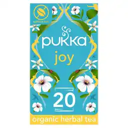 Tesco Pukka Joy Organic Herbal Tea 20 Bags 34G offer