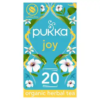 Tesco Pukka Joy Organic Herbal Tea 20 Bags 34G offer