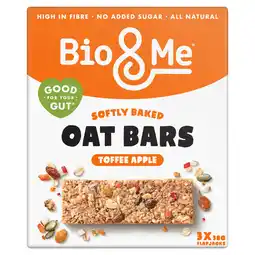 Tesco Bio&Me Toffee Apple Oat Bar 3x38g offer