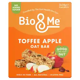 Tesco Bio&Me Toffee Apple Oat Bar 3x38g offer