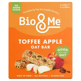 Tesco Bio&Me Toffee Apple Oat Bar 3x38g offer