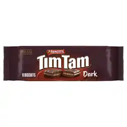 Tesco Tim Tam Dark Chocolaty Biscuit Bars x9 163g offer