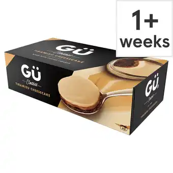 Tesco Gu Tiramisu Cheesecake Dessert 2x80g offer