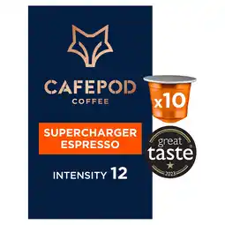 Tesco Cafepod Supercharger 10 Pack 55G offer
