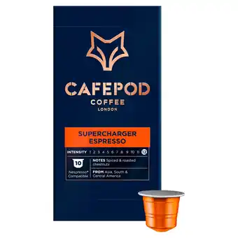 Tesco Cafepod Supercharger 10 Pack 55G offer