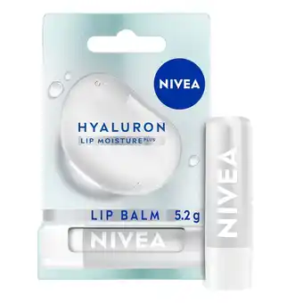 Tesco NIVEA Hyaluron Moisture Plus Lip Balm 4.8g offer