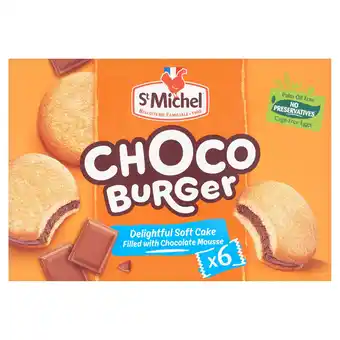 Tesco St Michel Choco Burger 6 Pack 175G offer