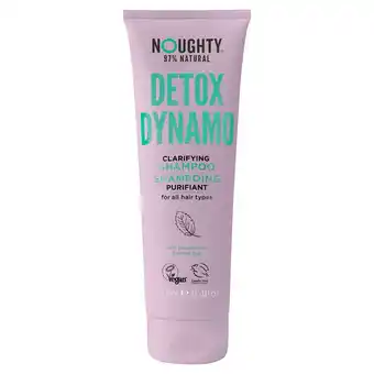 Tesco Noughty Detox Dynamo Clarifying Shampoo 250ml offer