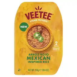 Tesco Veetee Mexican Arroz Rojo Rice 250g offer