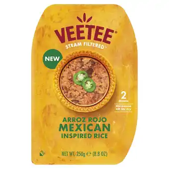 Tesco Veetee Mexican Arroz Rojo Rice 250g offer