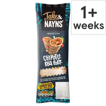 Tesco Jake & Nayns Chipotle Bbq Pork Burrito 185G offer