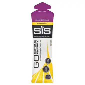 Tesco SiS GO Isotonic Energy Gel - Blackcurrant 60ml offer