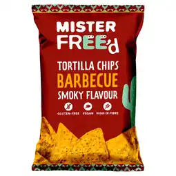 Tesco Mister Free'd Tortilla Chips Bbq Smoky 135G offer